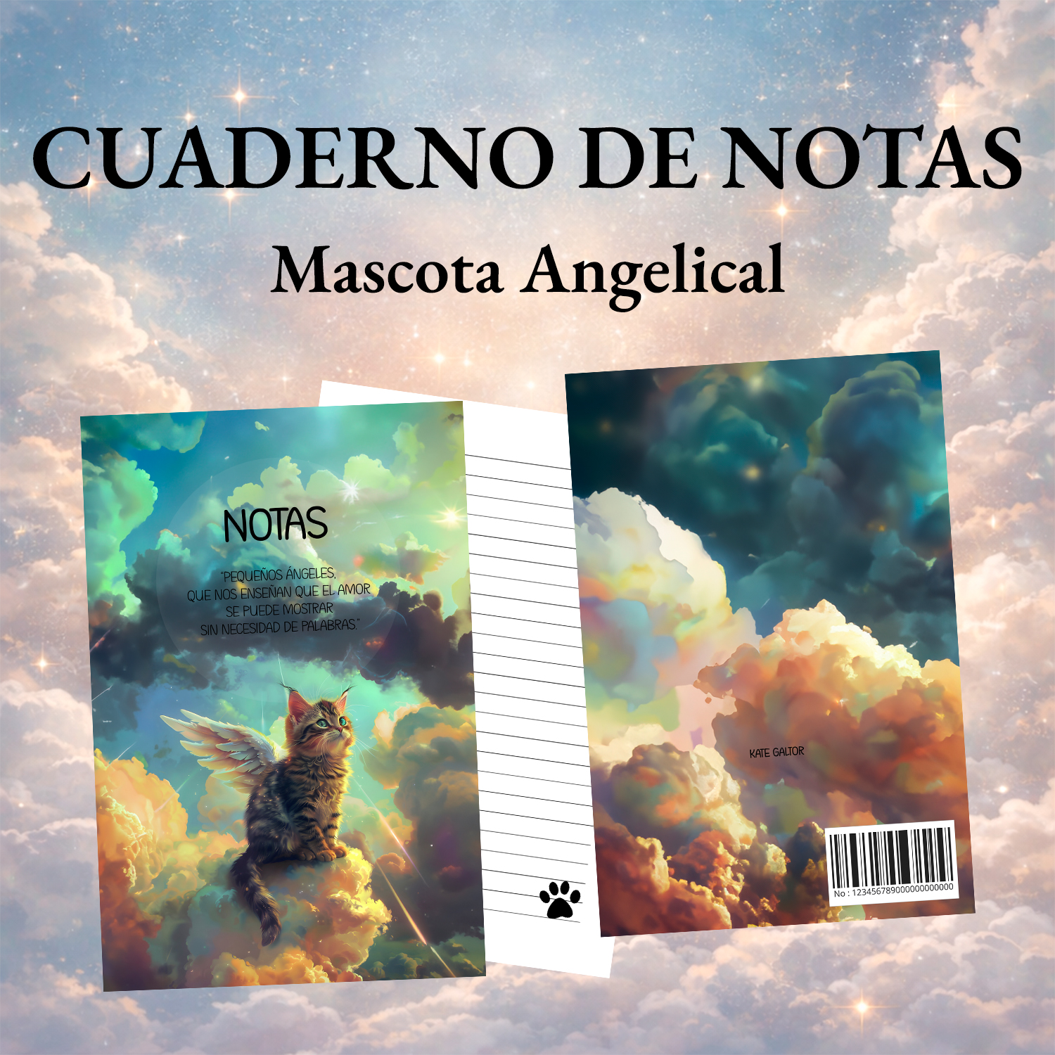 Cuaderno de notas - Gatito