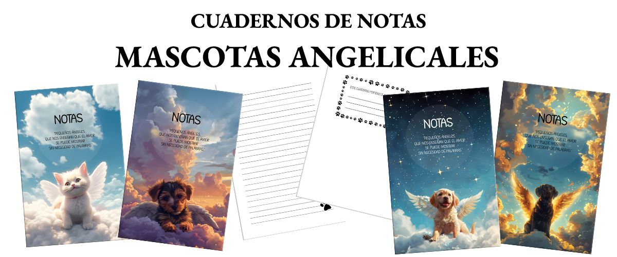 Cuadernos de notas - Mascotas angelicales - Kate Galtor