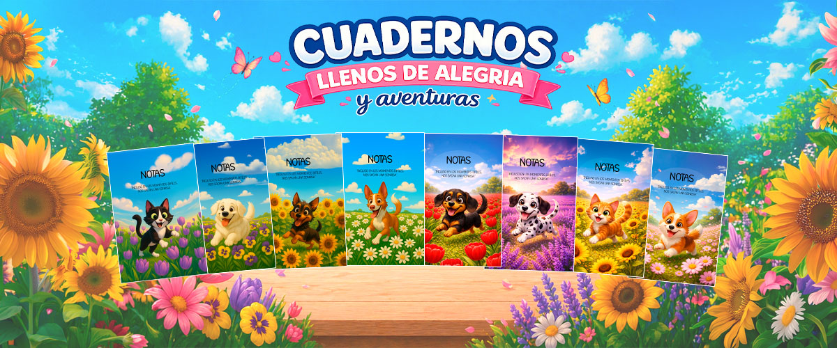 Cuaderno de notas - Mascotas animadas de Kate Galtor