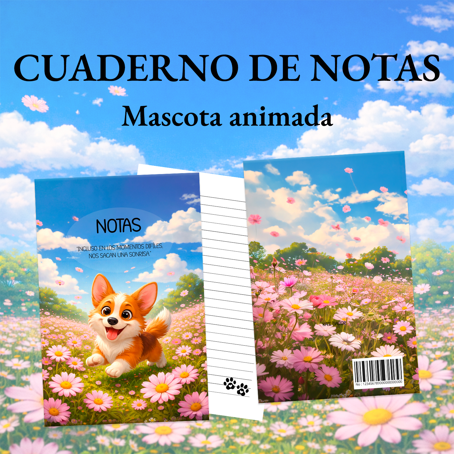 Cuaderno de notas - Corgi